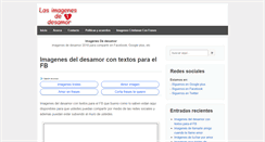 Desktop Screenshot of lasimagenesdedesamor.com