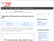 Tablet Screenshot of lasimagenesdedesamor.com